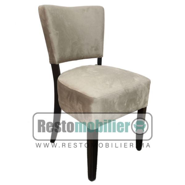 Chaise Marta Velours Taupe