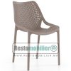 Chaise liberty taupe