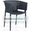 Fauteuil exterieur freedom Anthracite