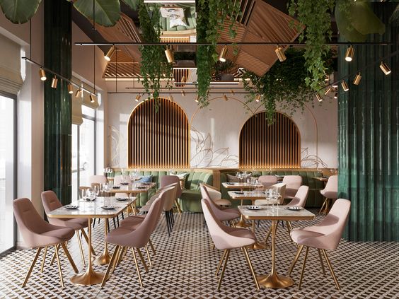 Tables design pour restaurant au Maroc